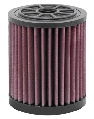 Audi A6 Engine Air Filter - K&N Engineering - Round Drop-In High-Flow Oiled Cotton - `11-`13